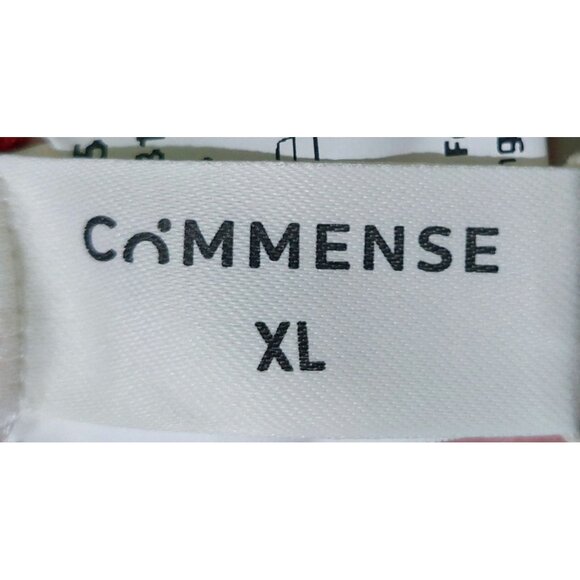 NWT Commense Women's Red Ribbed Wrap Sweater Size XL - Picture 2 of 8